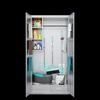 Hersdiger Stainless Steel Cleaning Storage Cabinet