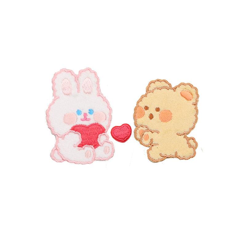 Cartoon Embroidery Cloth Sticker, Children'S Cute Clothes, Hole Patch Sticker, Bag Decoration Pattern Repair Subsidy