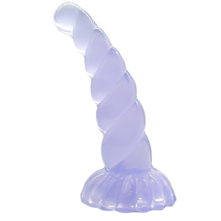 Female Twist Simulation Suction Cup Penis Masturbation Device Crystal Penis Butt Plug Sexy Sex Product