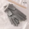 Women's Winter Korean Style Cashmere Cuff Gloves