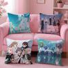 Band Bang Dream! It'S Mygo!!!!! Cushion Cover Breathable Linen Pillowcase Summer Odorless Eco-Friendly Invisible Zipper Washable