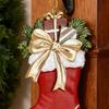 Christmas Tree Ornament Resin Hand-Painted Hanging Decor With Rope Vintage Bell Pendant For Holiday Home Party Decoration
