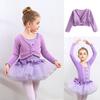 Girls' Ballet Dancewear: Long/Short Sleeve Leotard - Toddler & Children's Chinese Dance Costume