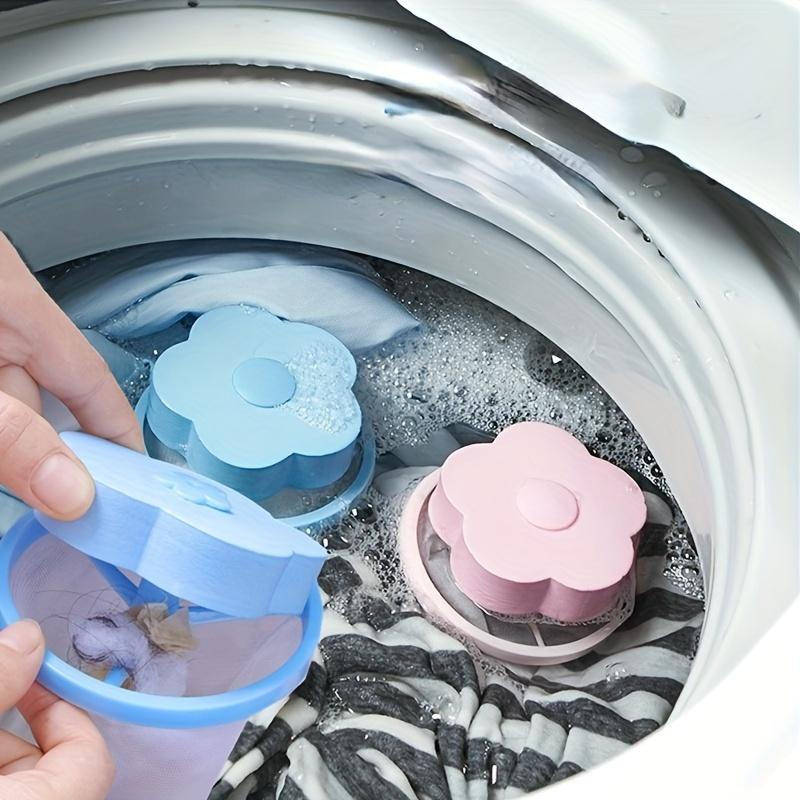 Washing Machine Lint Catcher - Filter Mesh Bag Clean Ball Bag, Dirty Fiber Collector, Filter Laundry Ball Tray