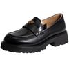 C.BANNER Women's JK Style Patent Leather Platform Loafers
