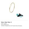 TIFFANY & CO. T 18K Gold Bangles Women's GRP07791