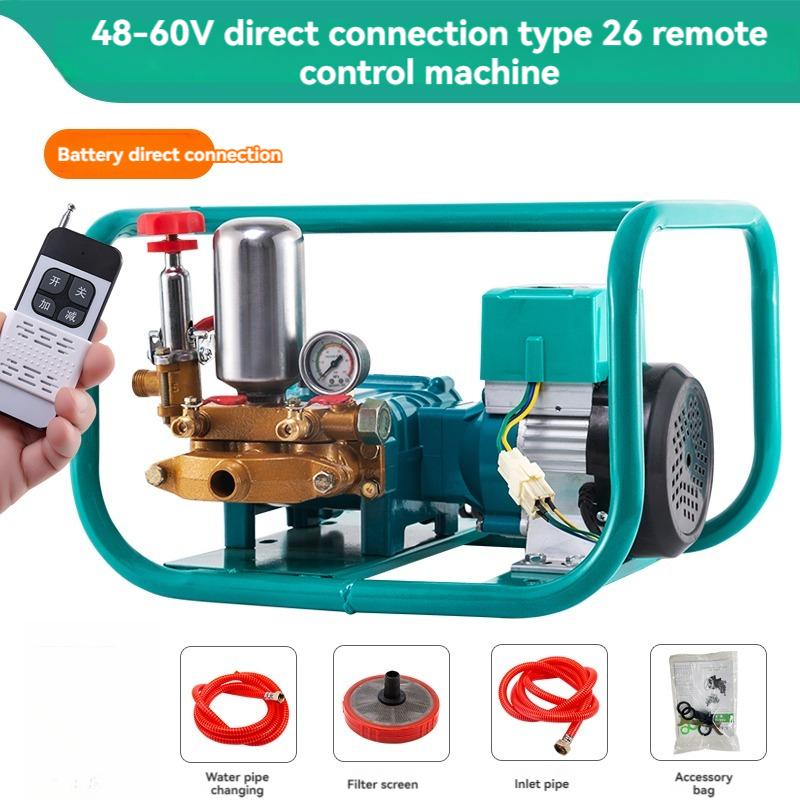 

48V 60V electric sprayer sprayer agricultural high-pressure new breeding disinfection orchard spray pump