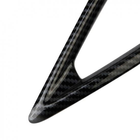 Carbon Fiber Style Center Console Air Outlet AC Vent Cover Trim For Acura RDX