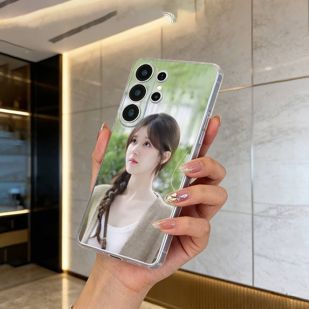Chinese actress-Zhao Lusi Phone Case For Samsung S25,S24,S21,S22,S23,S30,Ultra,S20,Plus,Fe,Lite Transparent Cover