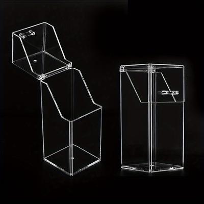 Chic Acrylic Makeup Organizer - Large Capacity, Dust-Proof Cosmetic & Jewelry Storage Box with Transparent Design