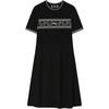 X M.C.ESCHER Short Sleeved Dress Women's Jet Black F11W538311F-BK