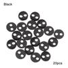 20Pz Bottoni Metallici per Bambole per Cucire Vestiti per Bambole Accessori Bottoni Rotondi Mini 3/4/5/6mm Per Fibbie Vestiti per Bambole Fai da Te 1/12 1/6