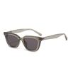 New gm square small face sunglasses hue men's and women's cat eye sunglasses black fashion UV protection