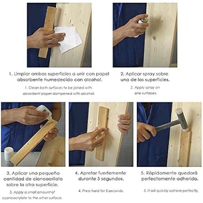 Kit Accélérant - UNECOL - 7156 - 200 Ml + 50 Ml - Transparent - Pour Matériaux Poreux