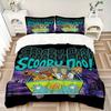 3pcs Scooby-Doo Duvet Cover Set, 1 Duvet Cover + 2 Pillowcases (No Insert), High-Definition Print for All Seasons,Durable yy251103053