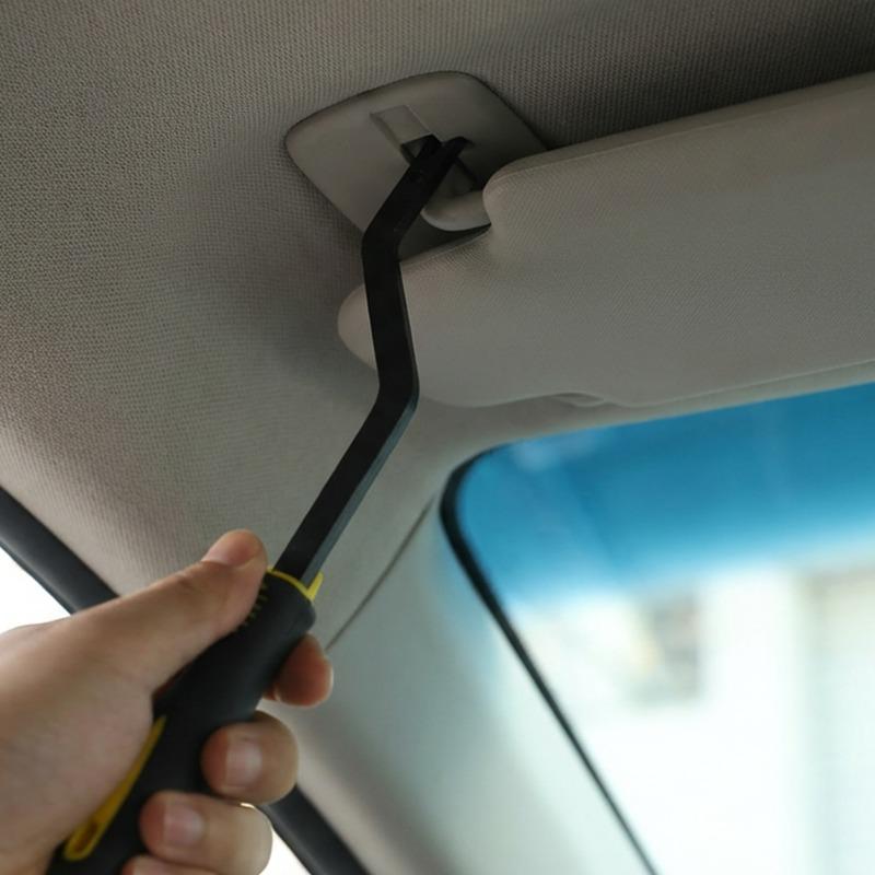 Sun Visor Assist Handle Removal Tool Set Prevents Damage Car Headliner Clips DIY Interior Panel Pry Tool Disassembly Handle