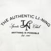 Li Ning Sports Trend Series Casual Minimalist Spliced Short Sleeve T-Shirt Women T-Shirts Off-White Black AHSV194-4