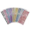 Candy Alphabet Stickers Colorful Self Adhesive Learning Diamond Art Craft Fun Toy DIY Decoration for Craft Supply