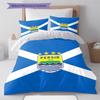 Persib Bandung Pattern Bedding Set Quilt Cover Pillowcase Home Decor Gift (1 * duvet cover + 2 * pillowcase, without core)