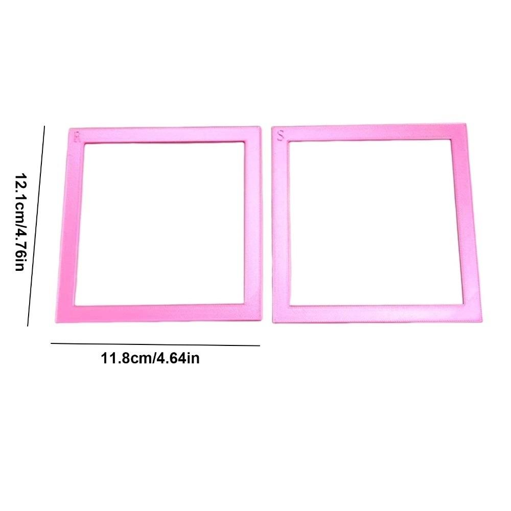 2Pcs DIY Grid Alignment Frames Multi-Specification Diamond Painting Guide Tool