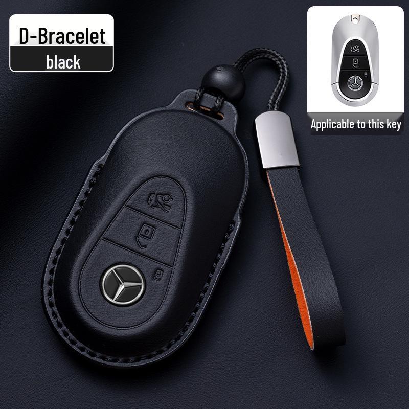 Originální kožené pouzdro na klíče Nappa v barvě Mercedes-Benz pro GLE, GLA, C200L, C260L, E300L, Třídu E, Třídu S, Třídu C