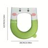 Thicken Waterproof Toilet Seat Cushion Household Universal Toilet Ring Cover Paste Type Design Thickened Toilet Sitting Pads