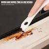 Professional BBQ Cleaning Brush V-Shaped Hooked Design for Grill, Oven Rack & Baking Tray Durable Kitchen Scraper Tool