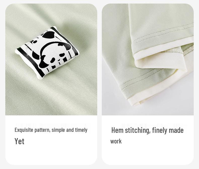 Women's Summer Plus Size Short-Sleeved Pajama Set: Modal Cotton, Three-Quarter Pants, Lightweight, Suitable for Home or Outdoor Wear