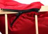 Traditional Wooden Sled With Backrest And Sleeping Bag For Children, Strong Polish
