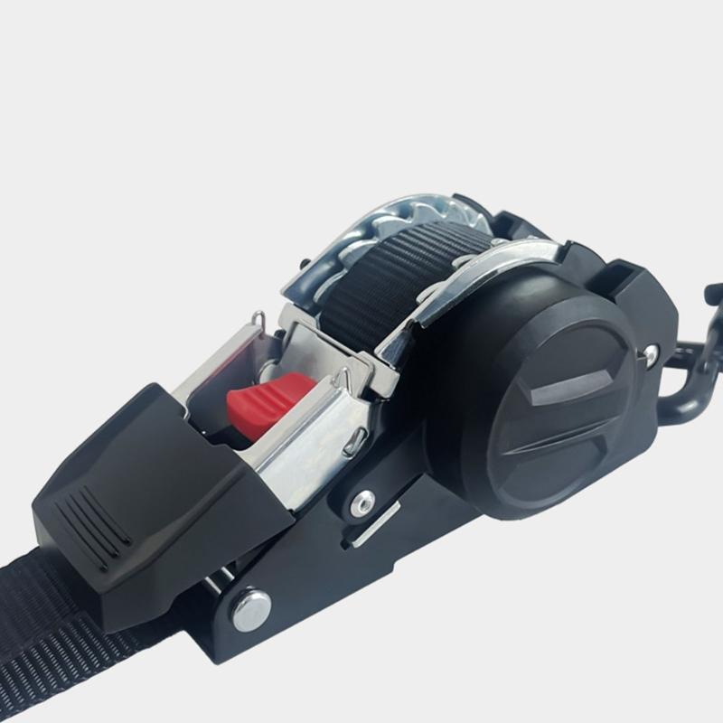 Multipurpose Polyester Cargo Strap Heavy Duty Retractable Fastening Strap For Motorcycle Camping Equipment Luggage