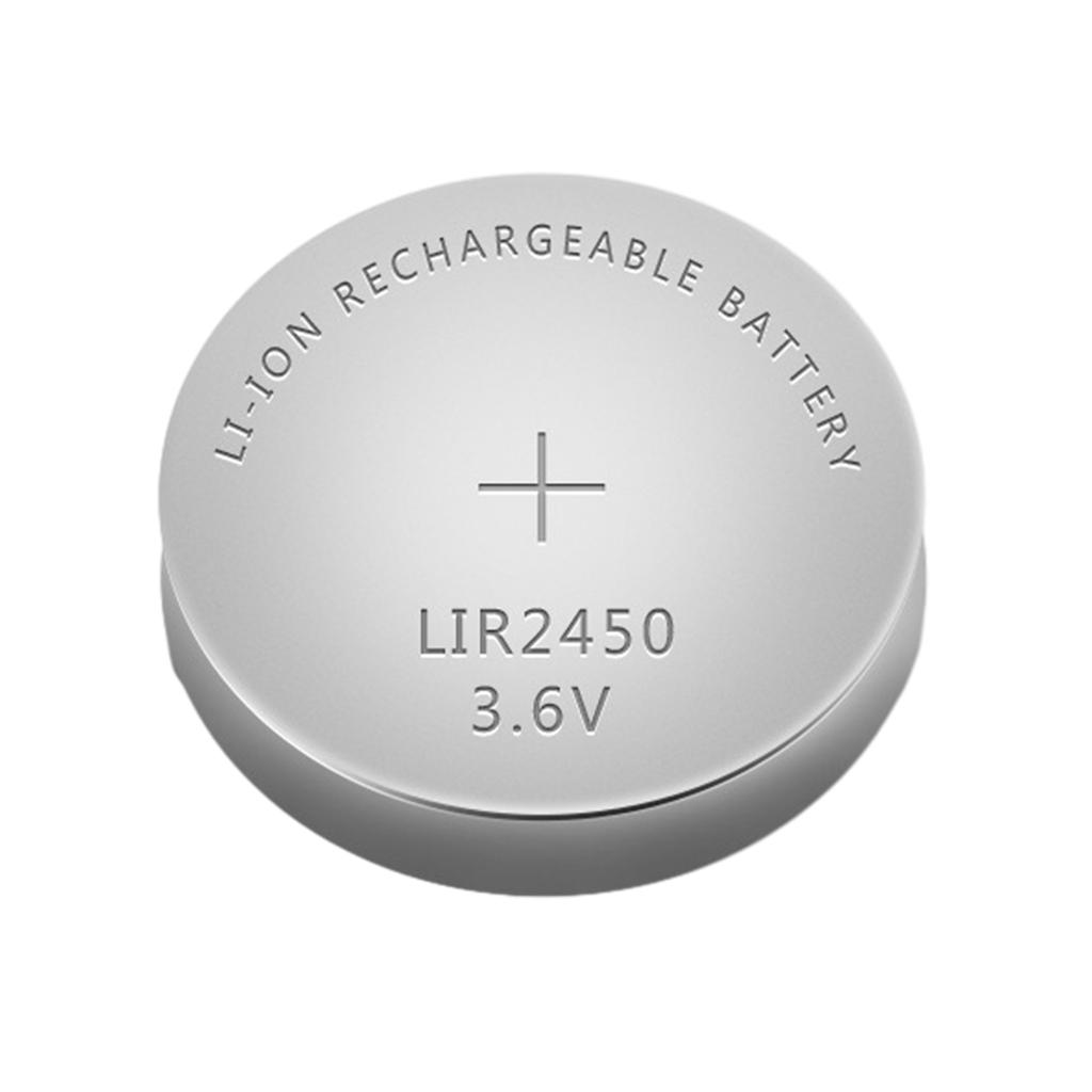 5er-Pack LIR2450 LIR 2450 3,6 V Lithium-Akkus ersetzen CR2450 DL2450 BR2450 für ferngesteuerte Uhren