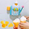 Kinder Schaumblasenmaschine - Auto Badespielzeug Mit Starker Saugkraft Kleinkind Eiscremebereiter Für Sensorisches Spiel Zarte Utensilien