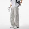 Men Summer Thin Loose Quick Dry Outdoor Cargo Casual Long Trousers