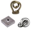 3Pcs Set Metal Puzzle Solution Unlock Toy Brain Teaser IQ Challenge Games For Kids Adults Juegos Metalicos De Ingenio