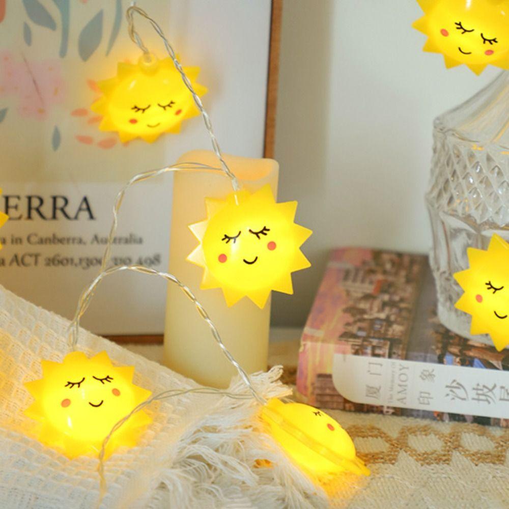 

Secure Sunflower Lantern String 3m 20 Lights Led Lights Bright Lamp String Party Style 2