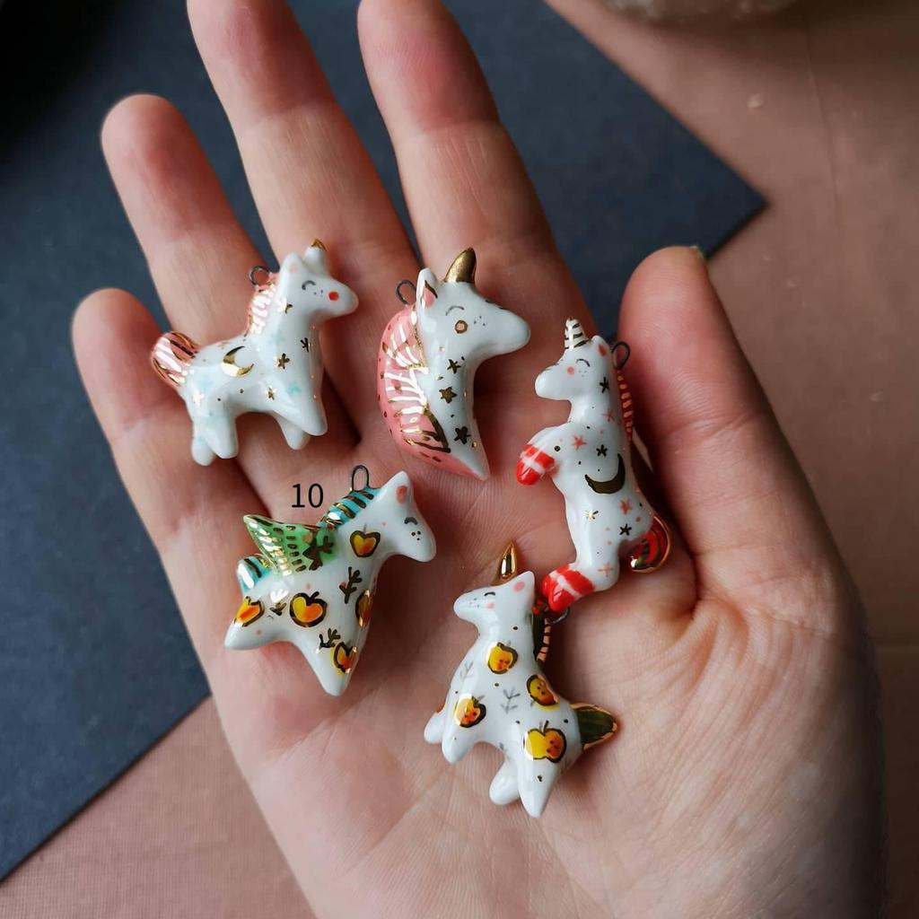 Animal Series Zircon Pendant with Enamel Color Painting, 14K Gold Retention