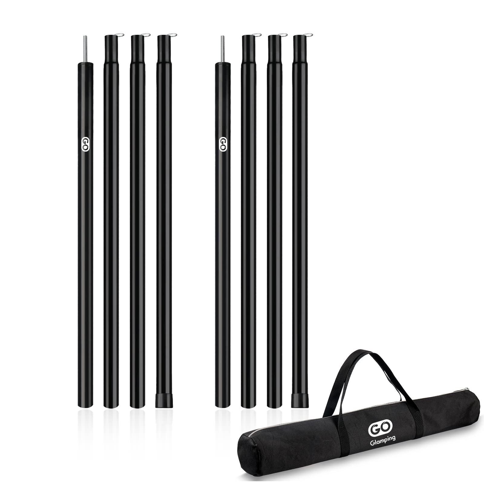

GOGlamping Tarp Pole Tent Pole 2 4 общая длина (Сталь, детали, профили, 228CM)