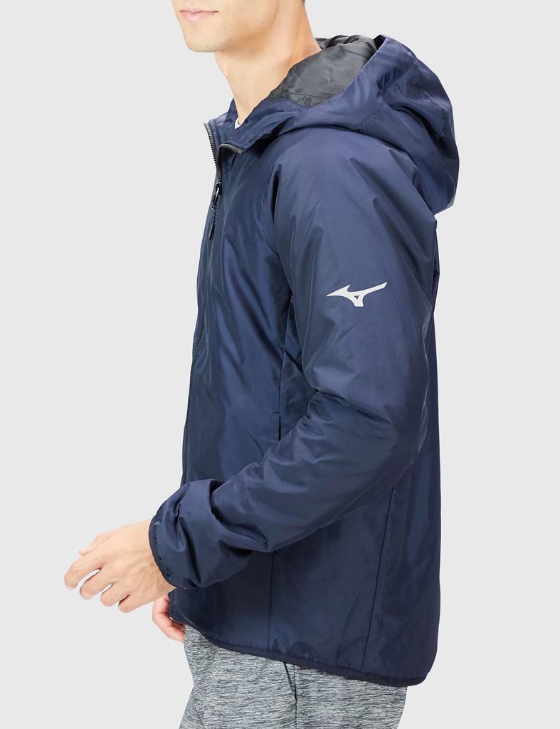 Mizuno Running and Track Wear Warmer Shirt with Quick Free Zipper U2ME2505 Navy L