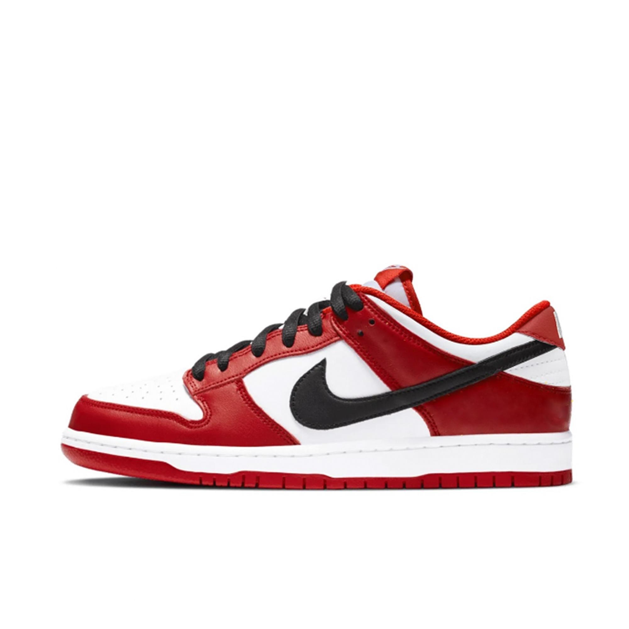 

Nike Dunk Low top Skateboard Shoes Unisex Black Red White HF5441-104() 44