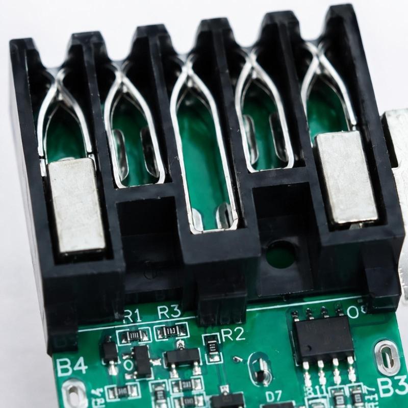 Battery Interface Circuit Board Assembly with Balance Board Design for 18V 18650 Battery Pack Maintenance and Replacement