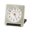 Seiko Clock Alarm Clock Table Clock Analog Small Portable Light Gold 78 X 72 X 24mm QQ807G
