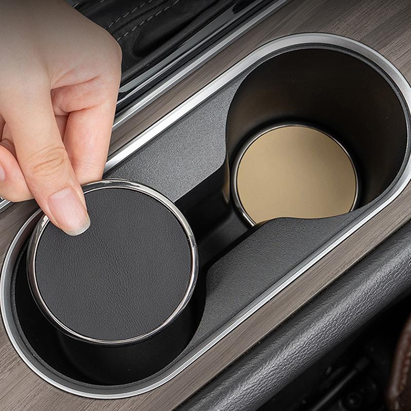 2 Pièces Porte-gobelet de Voiture Anti-dérapant Inserts Sous-verres Tapis Accessoires Intérieurs Pour la Plupart des Gobelets Accessoires