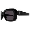 Saint Laurent Vintage Rectangular Narrow Frame Sunglasses Unisex Sunglasses SL-M130/F-001