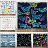 Curtain L Sunshade Bedroom Room Digital Printing Blackout No Punching