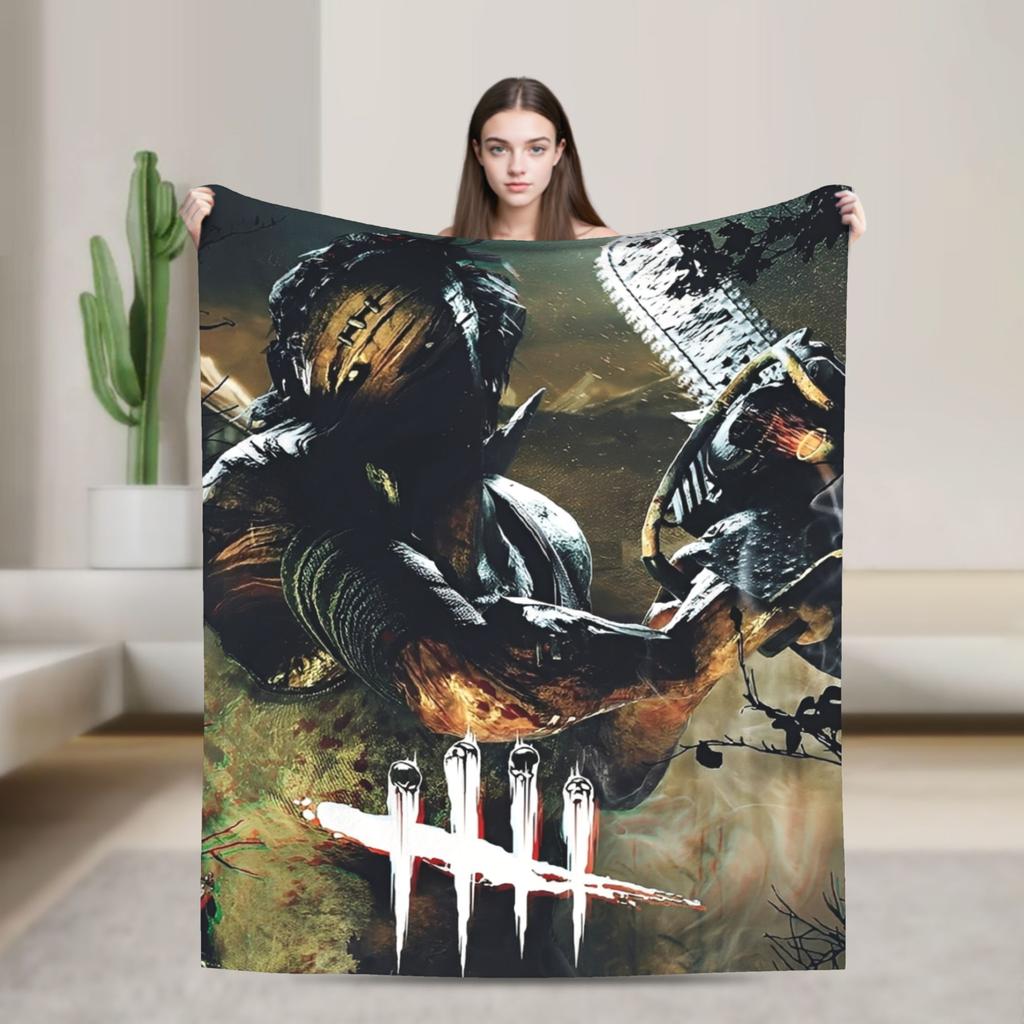 Deads by Daylights Plush Blanket Boy Girl  Flannel Throw Blanket For Home Decor Soft Customized Quality Bedspread Birthday Gift