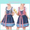 Oktoberfest Plain Dress Costume For Women Featuring Charming Vintage Style Design
