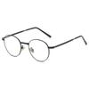 Metal Frame Glasses Round Anti Blue Light Eyewear Women Men Classic Trend Transparent Computer Reading Eyeglasses for Unisex