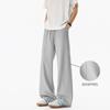 Summer Light and Thin Stomatal Quick-drying Pants Minimalist Style Wear Wide-leg Pants Design Sense Deconstruction Sports and Leisure Trousers Men