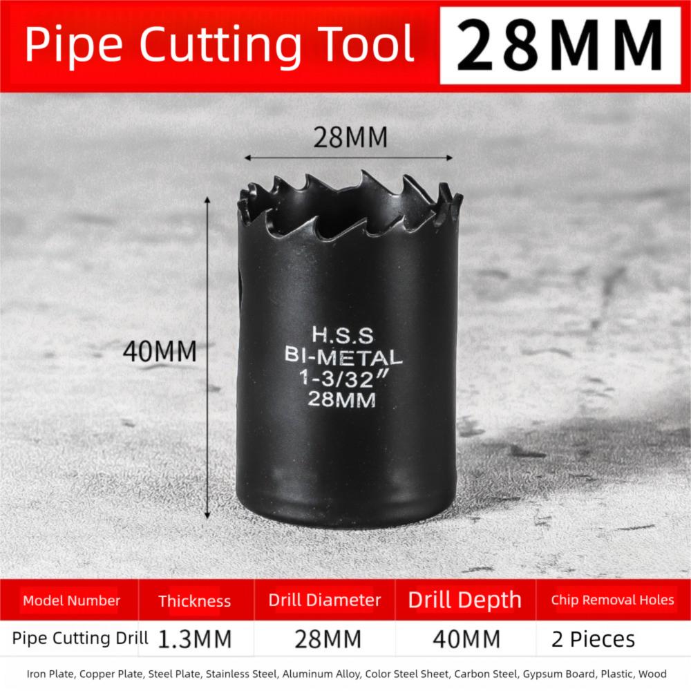 22-32mm Bi-Metal Hole Saws Bit with Water Pressure Without Stopping Water Pressure Hole Opener Pipe Hole Drill