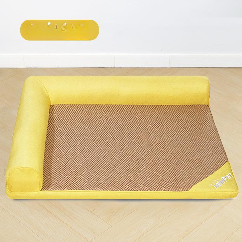 Cat Nest In Summer Universal Cat Mat for All Seasons Cooling Sofa Cat Bed and Dog Nest Summer Mat Removable and Washable Cat Nest